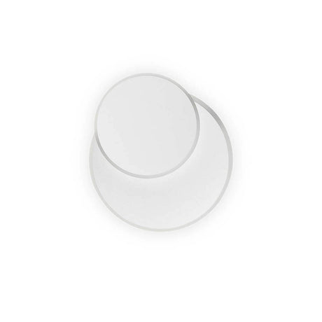 Pouche LED Wandleuchte Weiß moderne weiße Wandlampe mit rundem Design