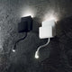 Probe LED Wandleuchte mit USB-Anschluss in Schwarz und Weiß, ideal für moderne Innenräume.