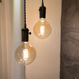 Retro hanger lamp Doc SP1 messing