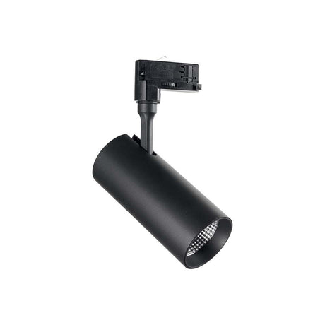 Track light Smile 30W Cri90 20 3000K Black, modern black track light with efficient LED.