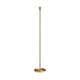 Schlichte und moderne Set Up Stehleuchte in Gold, ideal für jede Wohnumgebung.