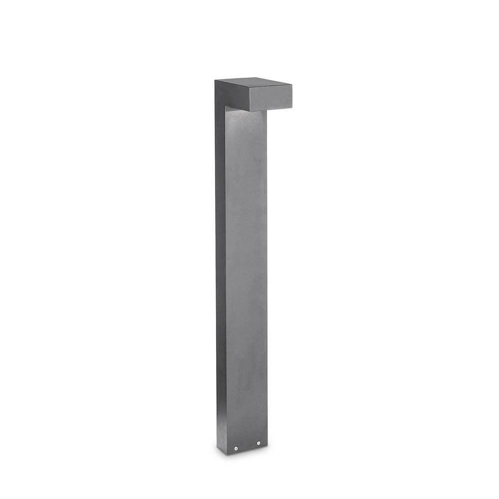 Moderne Sirio Pollerleuchte IP44 aus Edelstahl für Außenbereiche, ideal zur Wegbeleuchtung.