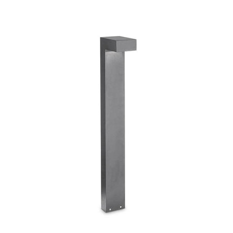 Moderne Sirio Pollerleuchte IP44 aus Edelstahl für Außenbereiche, ideal zur Wegbeleuchtung.