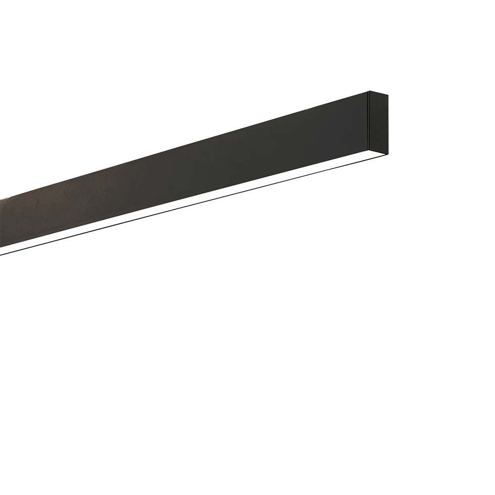 Steel LED ceiling lamp 107cm