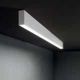 Steel LED ceiling lamp 107cm