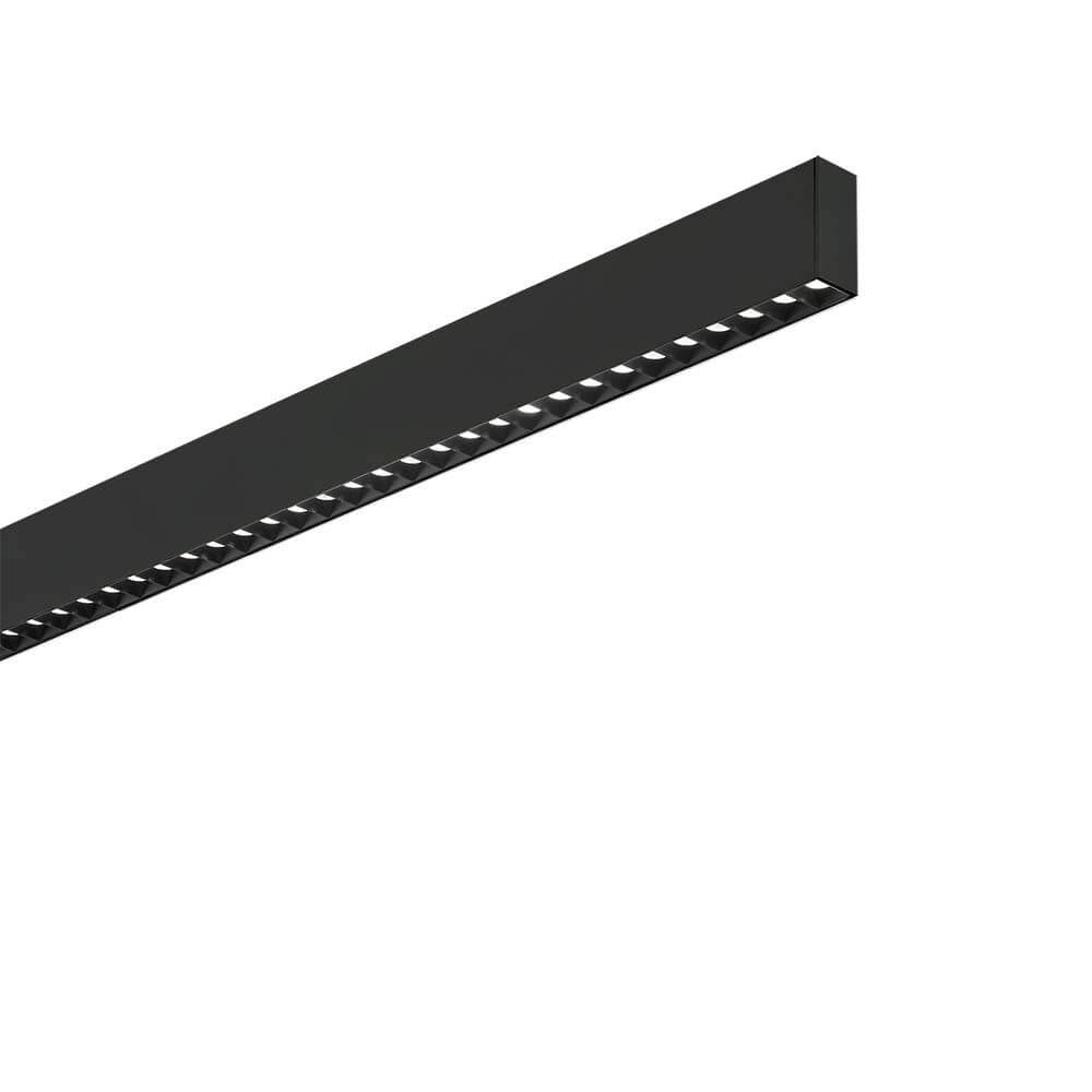 Steel LED Deckenleuchte Accent in modernem Design mit elegantem Schwarzfinish.