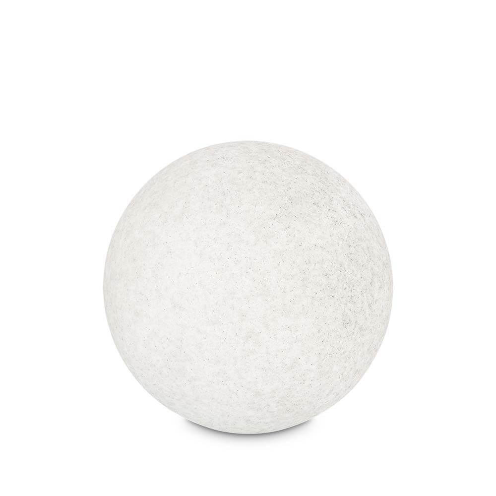 Kugellampe Doris Ø 78cm IP44 Weiß – elegante weiße Kugelleuchte für Innen- und Außenbereiche.