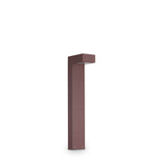 Sirio path light, 2-light, small IP44 Coffee, in a modern design for cozy outdoor lighting.
