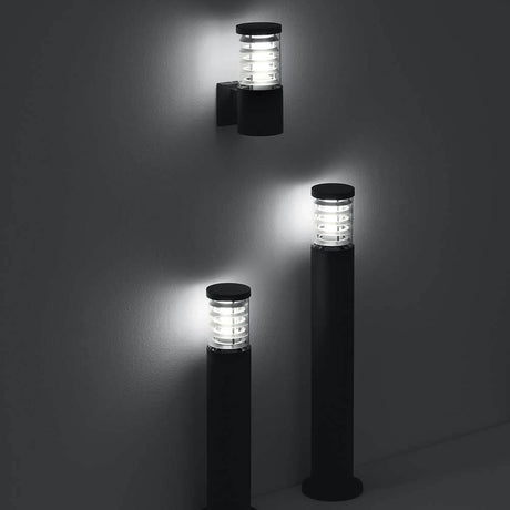 Stehleuchte Tronco Pt1 Gross Anthrazit in elegantem Design mit durchgehendem Licht.