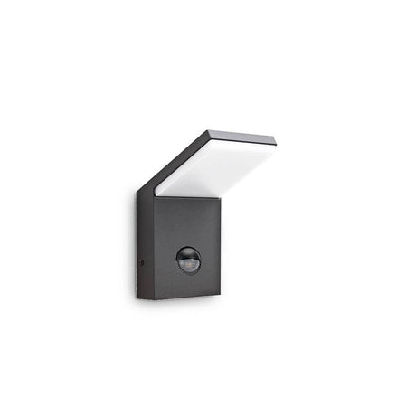 Style LED Außen Wandlampe mit Bewegungssensor in modernem Design, ideal für den Außenbereich.