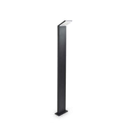Style LED Pollerleuchte IP54 moderne schwarze Außenleuchte mit klarer Form
