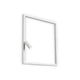 Syntesi LED Wandleuchte Square in modernem, quadratischem Design mit beweglichem Spot.