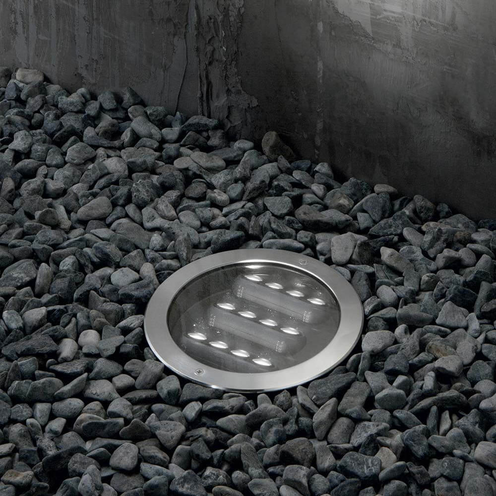 Oxen LED -golv byggd -i IP67