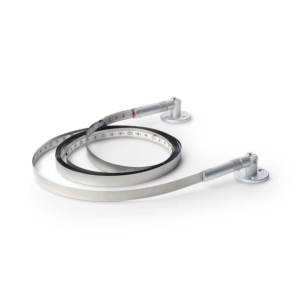 Tesi Flexi Stahlband für LED Strips – flexibles Beleuchtungssystem für kreative Lichtgestaltungen.