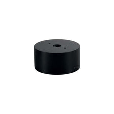 Ulex Box Zubehör 15W schwarze Kunststoffbasis mit Gewindeloch, Draufsicht
