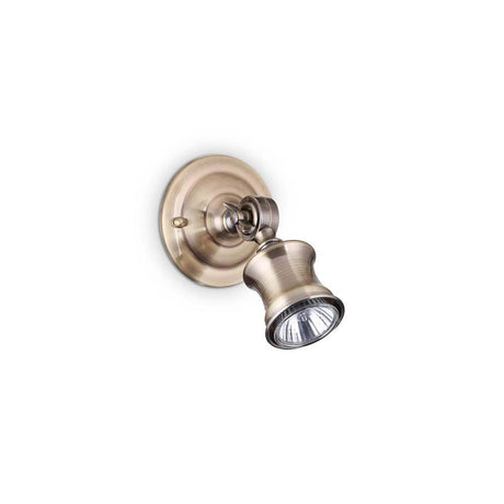 Vegglampe Barber brunert i stilrent design for behagelig lys hjemme.