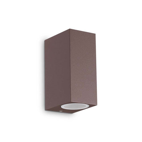Wandlampe Up 2-flammig IP44 Coffee in modernem Design mit abgedichtetem Schutz.