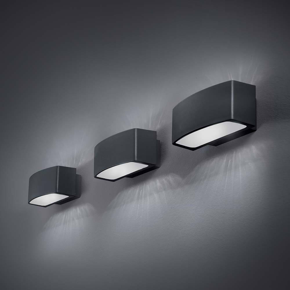 Wandleuchte Andromeda Ap1 Anthrazit