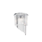 Vegglampe Carlton Ap3 med elegante krystallaksenter og moderne design for stilfull belysning.