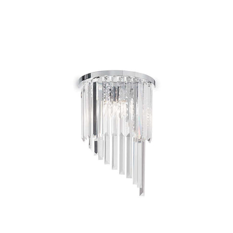 Wandleuchte Carlton Ap3 mit eleganten Kristallakzenten und modernem Design für stilvolle Beleuchtung.