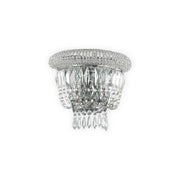 Wandleuchte Dubai 2-flammig Chrom mit funkelndem Kristalldesign und elegantem Aussehen.