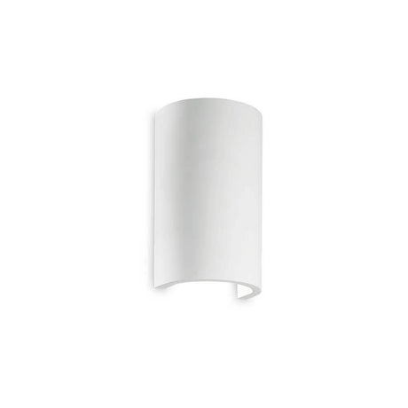 Wandleuchte Flash Gesso Rund Weiß in modernem, minimalistischen Design für stilvolle Raumbeleuchtung.