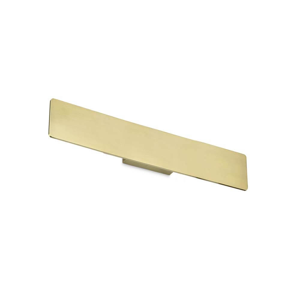 Zig Zag LED Wandlampe Metall Messing - moderne Wandlampe in stilvollem Messing-Design.