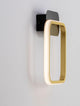 Imar LED Wandleuchte 3200K Schwarz, Gold - moderne Wandbeleuchtung mit eleganter Form.