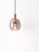 Imatia Pendelleuchte Ø 16cm 3000K Gold, Rauch – moderne Beleuchtung mit eleganter, rauchfarbener Glasgestaltung.