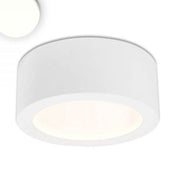 Indirect surface-mounted LED panel 350lm Ø 10.5cm neutral white in a modern design, ideal for bright illumination.