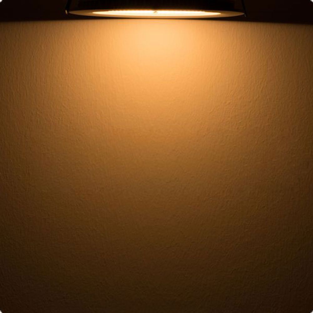 Indirektes Einbau LED-Panel 1030lm Dimmbar Ø 17,3cm Warm Weiß