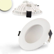 Indirektes Einbau LED-Panel 300lm Ø 10,5cm Warm Weiß, rundes Pro-Light LED-Einbaupanel für dezente Deckenbeleuchtung