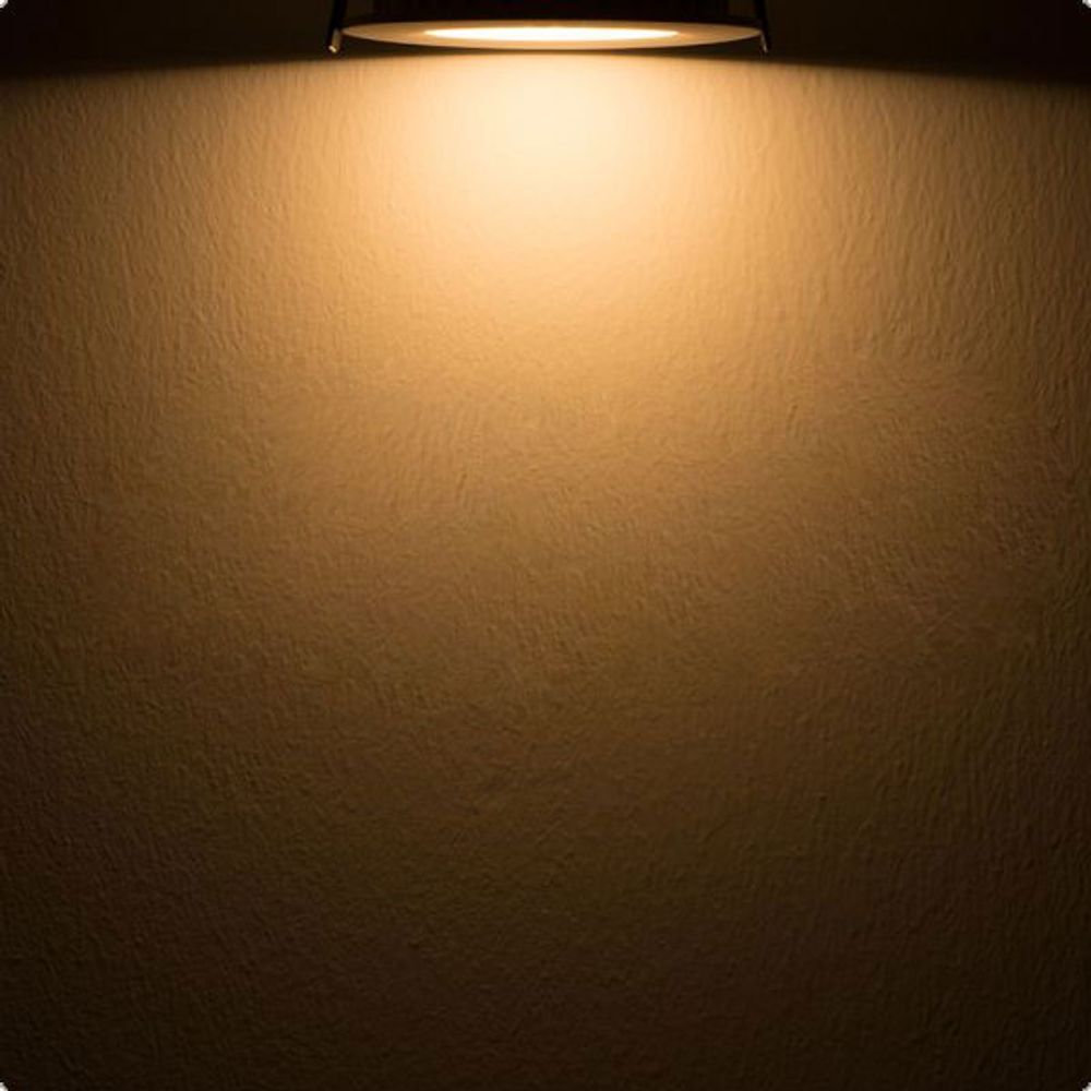 Indirektes Einbau LED-Panel 300lm Ø 10,5cm Warm Weiß