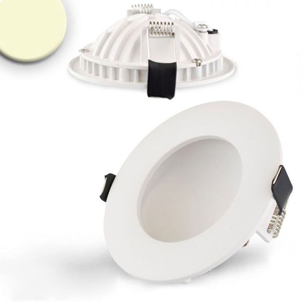 Indirect recessed LED panel 300lm dimmable Ø 10.5cm warm white