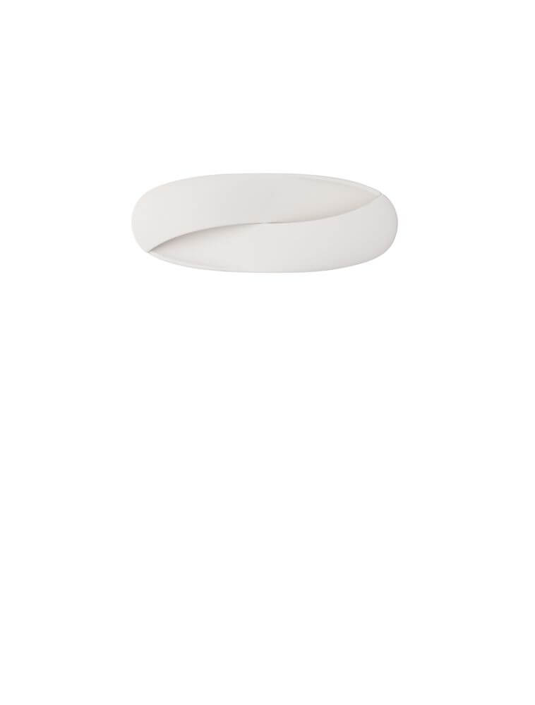 Infinity LED Wandleuchte 3000K Weiß - moderne Aluminium-Wandleuchte mit warmweißem Licht.