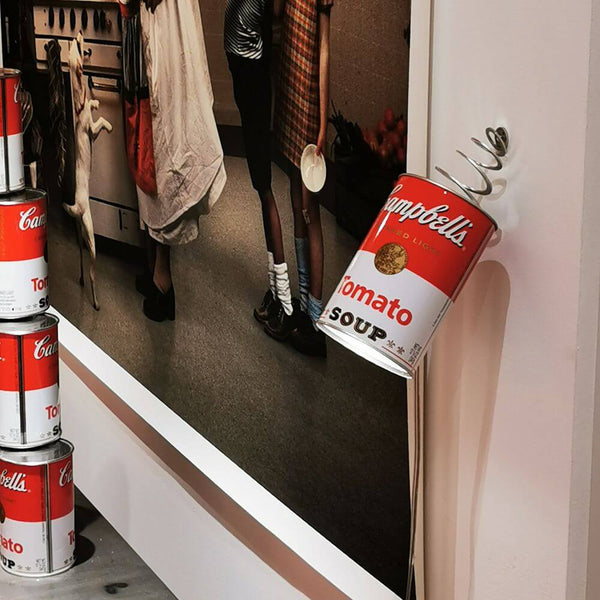 Ingo Maurer LED Applique murale et suspension Canned Light en forme d’une boîte de soupe aux tomates Campbell's.