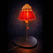 Ingo Maurer Tischlampe Campari Bar, rote Designer-Tischlampe mit Campari-Flaschen