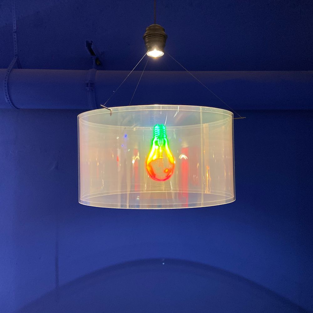 Ingo Maurer Lampe à suspendre Où es-tu, Edison ? Ø 46cm