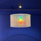 Ingo Maurer Hängelampe Wo Bist Du, Edison? mit holographischem Glas, Ø 46cm, modernes Design, Pendelleuchte.