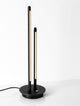 Intec LED Tischleuchte 2-flammig Ø 15cm 3000K, moderne Tischleuchte mit zwei Lichtquellen und elegantem Design.