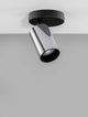 Inus Deckenleuchte Versetzt Ø 5,7cm Schwarz, Chrom – elegante LED Deckenspot Illustration