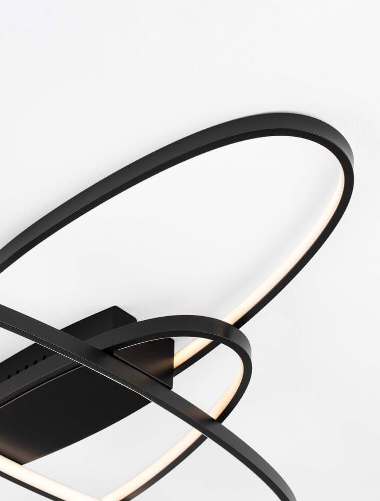 Ipon LED Deckenleuchte 3000K Schwarz