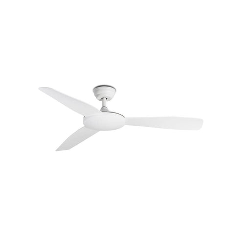 Islot Deckenventilator Ø 132cm Weiß mit drei weißen Blättern und modernem Design.