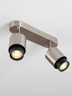 Ison Deckenleuchte GU10 2-flammig mit stilvollem Design und flexiblen Spotlights für eine moderne Beleuchtung.