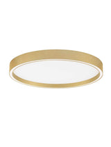Istos Deckenleuchte Ø 50cm von Nova Luce, dimmbar mit TRIAC, 2700/3000K, goldfarbene Oberfläche.