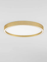 ISTOS Deckenleuchte Ø 50cm in Gold, dimmbar, wechselbare Lichtfarbe 2700-3000K, modernes Design von Nova Luce.