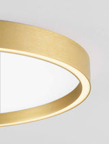 Istos Deckenleuchte Ø 50cm in Gold, dimmbar, mit DIP-Switch für lichte Farbe von Nova Luce.