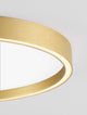 Detailansicht der Istos Deckenleuchte Ø 50cm 2700, 3000K in elegantem Goldton.