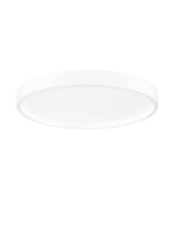 Istos Deckenleuchte Ø 50cm in Weiß, dimmbar mit TRIAC, 2700-3000K Lichtfarbe, moderne Wohnzimmerbeleuchtung.