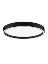 ISTOS Deckenleuchte von Nova Luce, Ø 50cm, dimmbar, TRIAC, Schwarz, moderne Raumbeleuchtung.